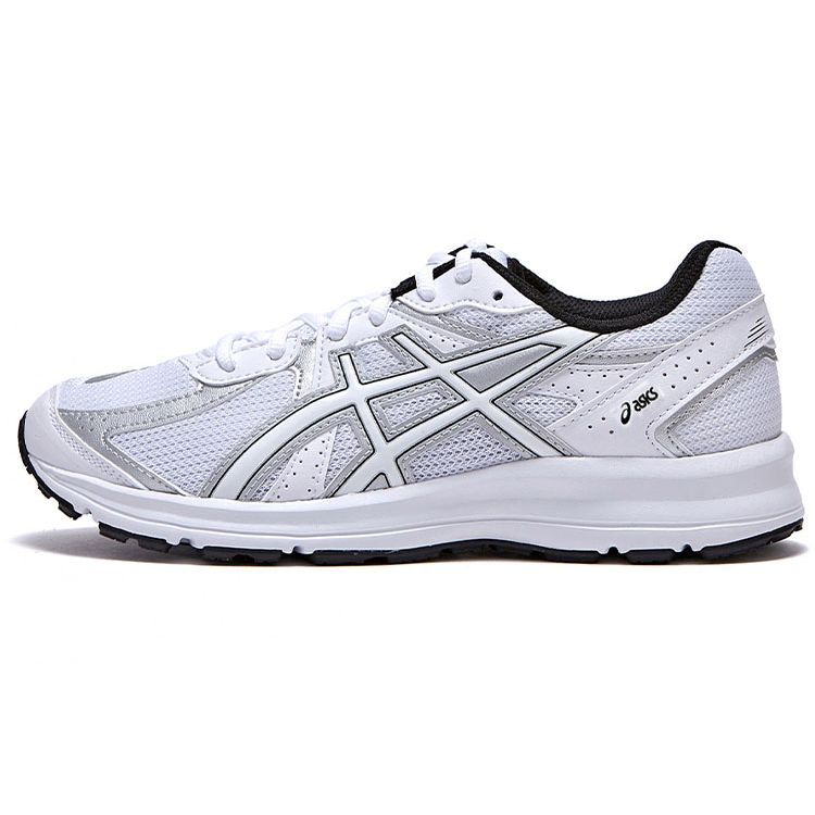 Asics Jog 100 S Casual Comfortable Fabric Durable Low-Top Running Shoes Women sneaker White 1201A556-100