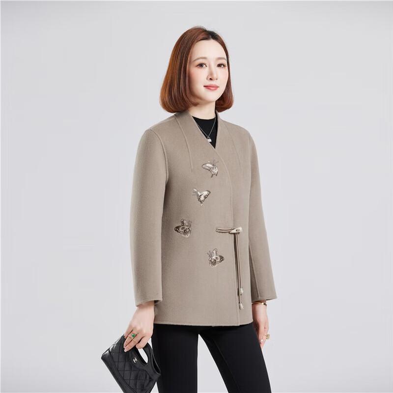 Fengxun Double-Faced 100% Wool Coat