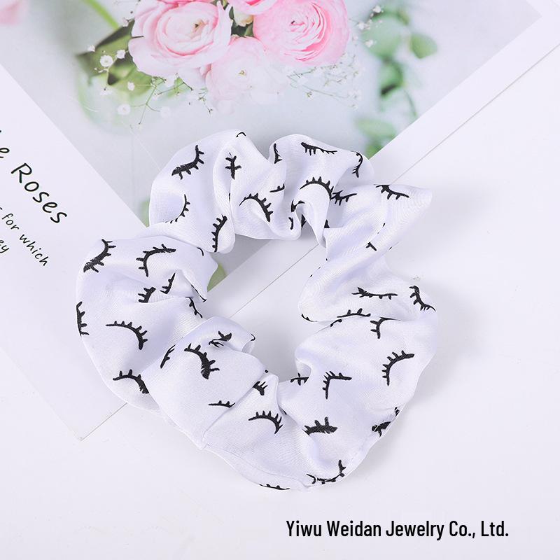 European & American Fashion Silk Hair Ties & Headbands for Women - Customizable Logo