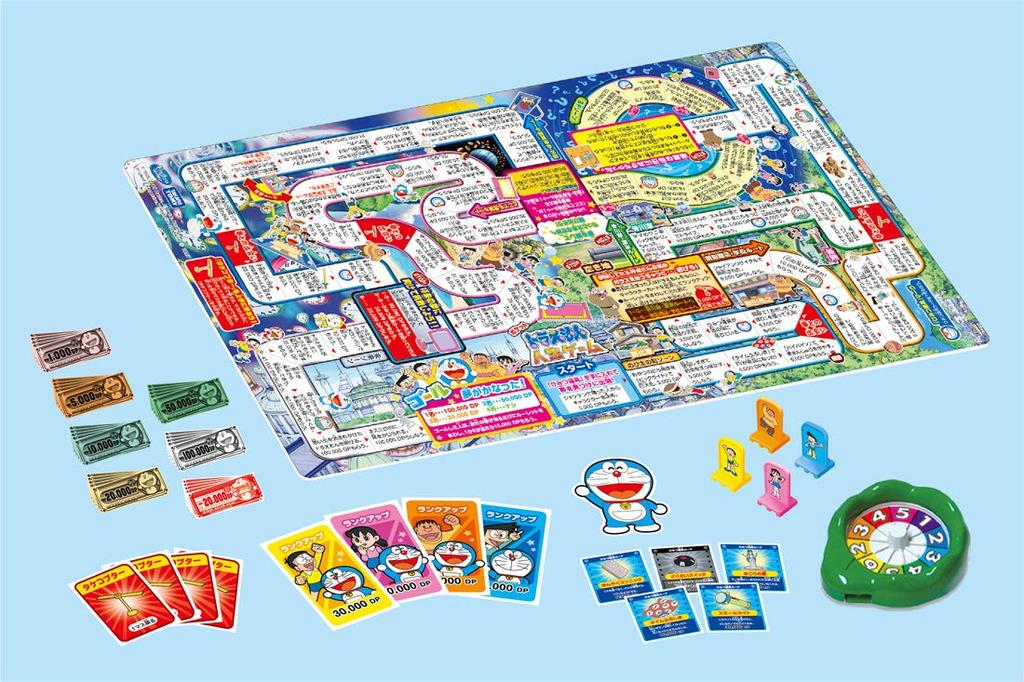TAKARA TOMY Doraemon Pocket Game of Life for 4 ages 6 and up players,