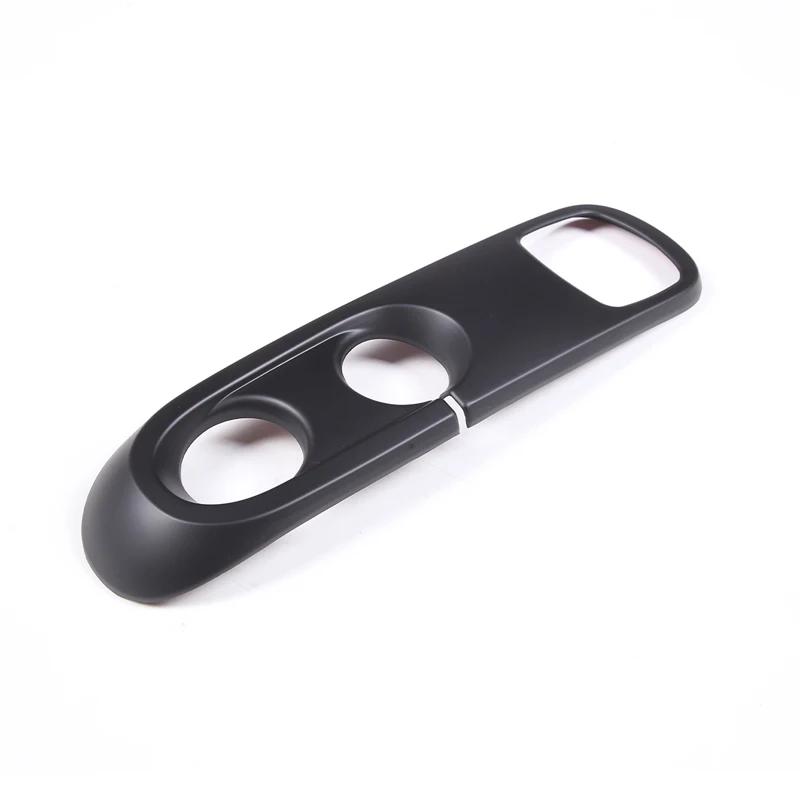 For Smart Fortwo 451 2009 2010 2011 2012 2013 2014 2015 Carbon Fiber Texture Car Center Console Gear Panel Cover Decorate Trim