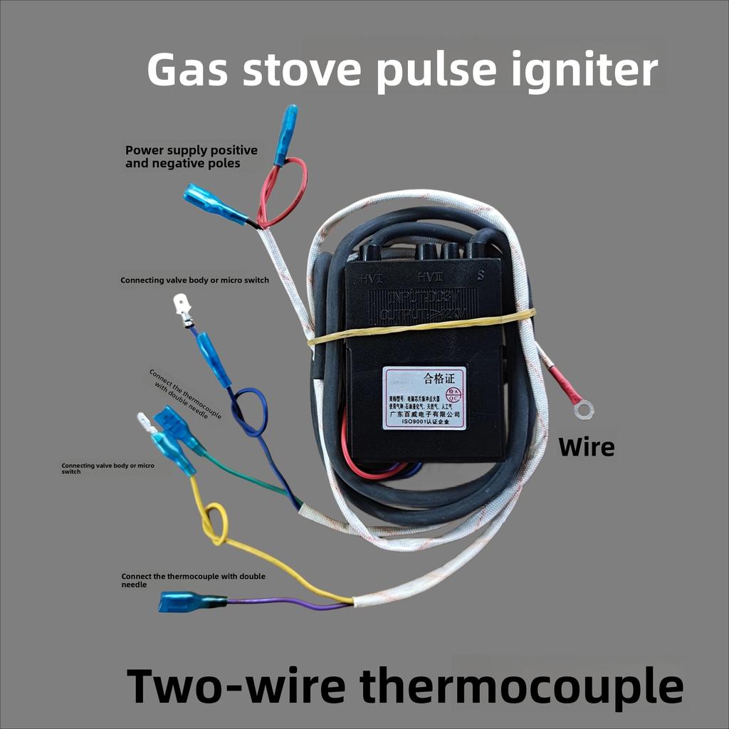 for Embedded gas stove burner, pulse electronic igniter, 1.5/3V universal controller, igniter accessories