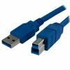 Startech-USB A To USB B Cable Startech USB3SAB1M Blue