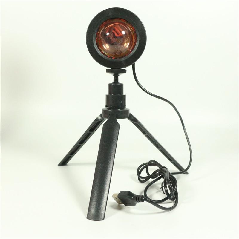 Sunset Lights USB Floor Sunset Lights Aura Lights Rainbow Background Projection Decoration Dusk Internet Celebrity Sunset Lights