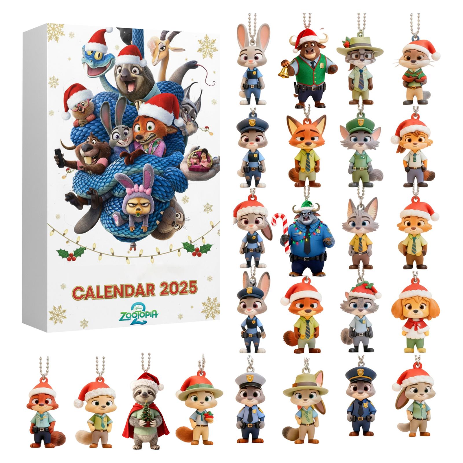 

2D Flat Aircraft Box 24pc Series Advent Calendar Christmas Countdown One Size