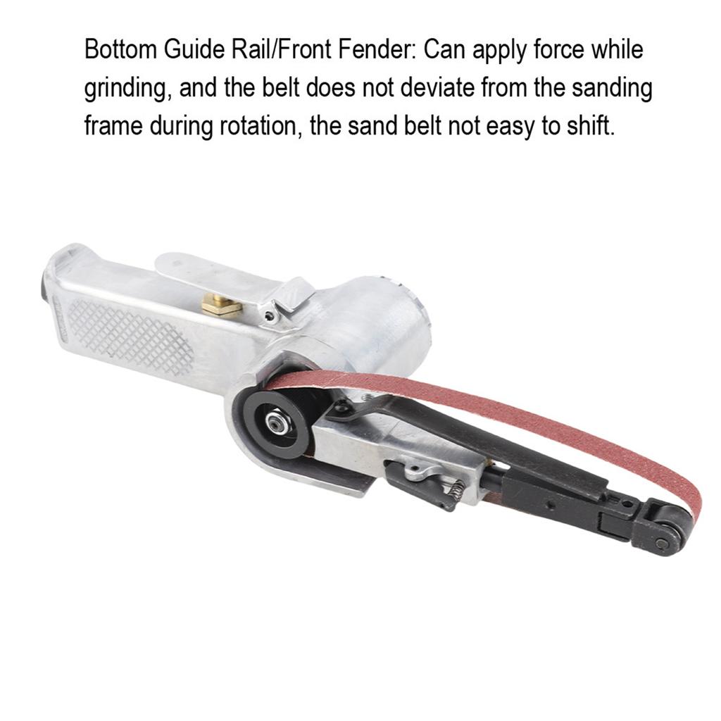 10mm Pneumatic Air Belt Sander Polisher Grinding Machine Tool