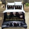 Die Twilight Saga bedruckte Bettwäsche-Sets exquisites Bettwaren-Set Bettbezug Steppbett-Set Bettwäsche-Set Luxuriöses Geburtstagsgeschenk