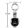 3D Metal Car Styling Keychain Key Chain Ring Key Holder Styling Car Accessories For Mazda 3 6 CX5 2 CX3 CX9 MX5 RX8 Axela Demio MS CX5 2 Axela Demio