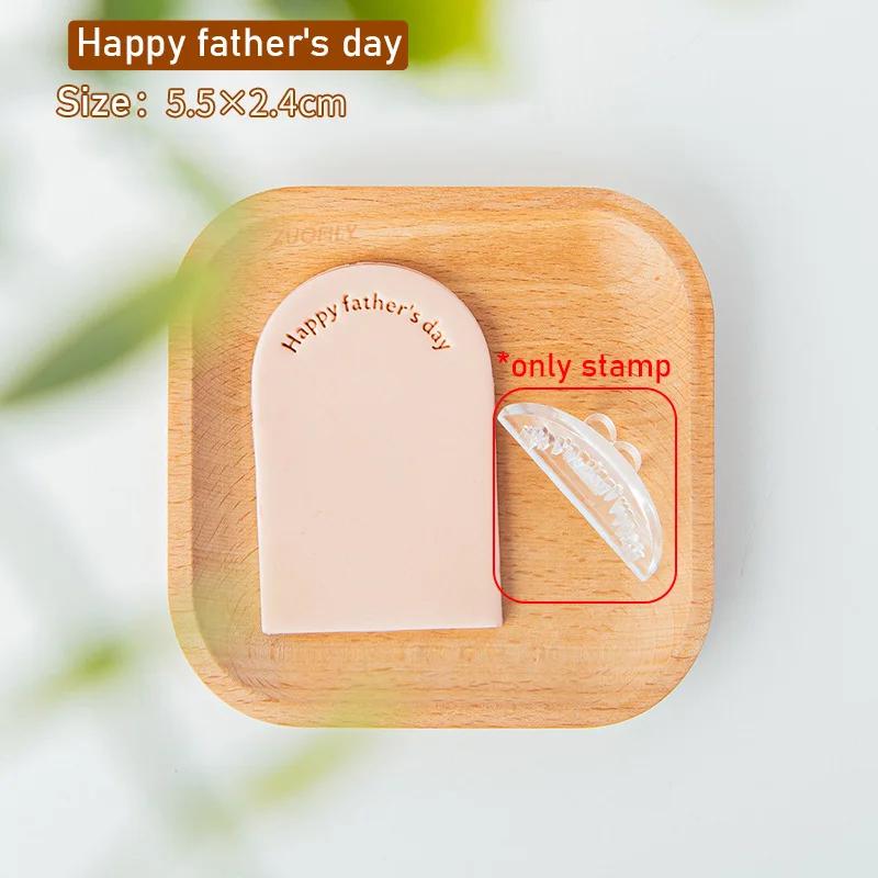 English Letter Fondant Stamp Cookie Mold Christmas/Birthday/Father/Mother/Valentine/New Year/Boy/Girl Blessing Embossing Mould