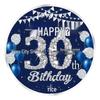 Blue Gold 1st Birthday Party Disposable Tableware Set