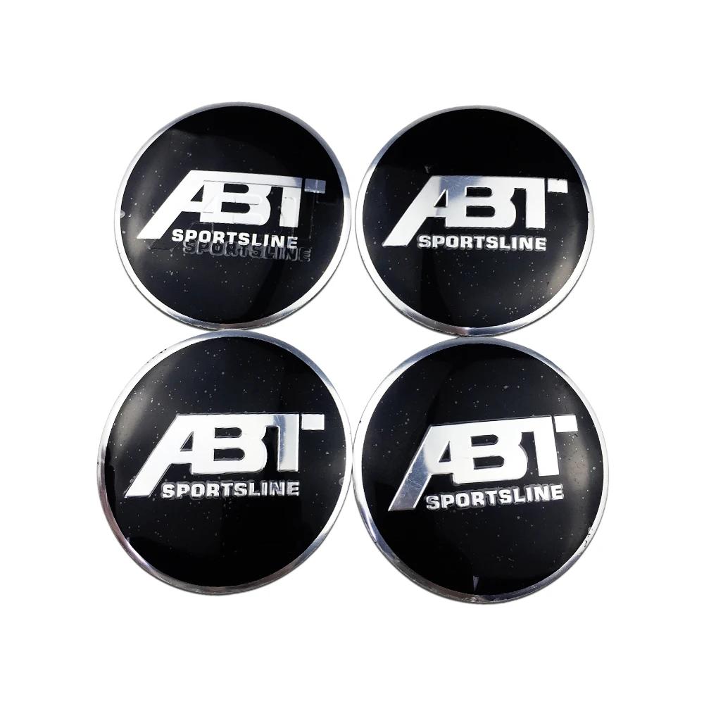 

56mm Modified Car Wheel Center Emblem Hub Caps Stickers For ABT Logo Golf Passat Jetta Touareg Tiguan Caddy Vento Bora mk6