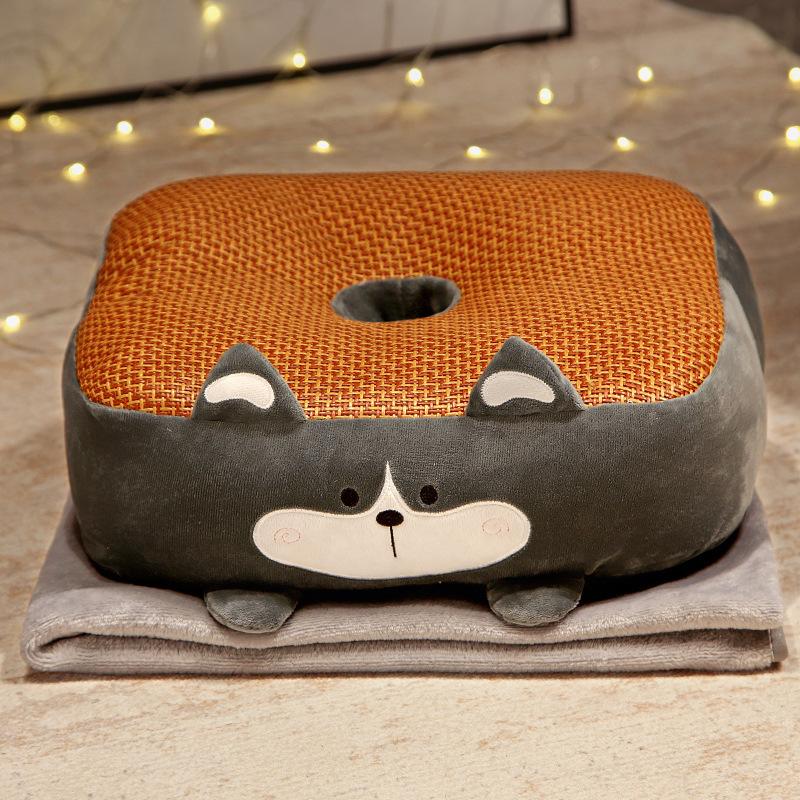 

Four Seasons General Seating Mat Cushion Сидячая подушка для сиденья Студенческий стул Мат для ягодиц Татами Подъем автомобиля Офис автомобиля 15 inches