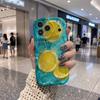 Tropical Summer Aesthetic Wavy Frame Silicone Case For iPhone 17 16 15 14 13 12 11 Pro Max Air Anti Drop Soft Phone Cover