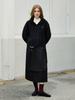 Waiowai Buckle Pleated Wrap Skirt_Black