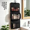 Travel Organizer Bag With Waterproof Layered Compartments For Cosmetics And Toiletries