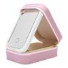 LED Travel Jewelry Case 3 Color Light Dust Proof Portable Travel Makeup Bag with LED Mirror