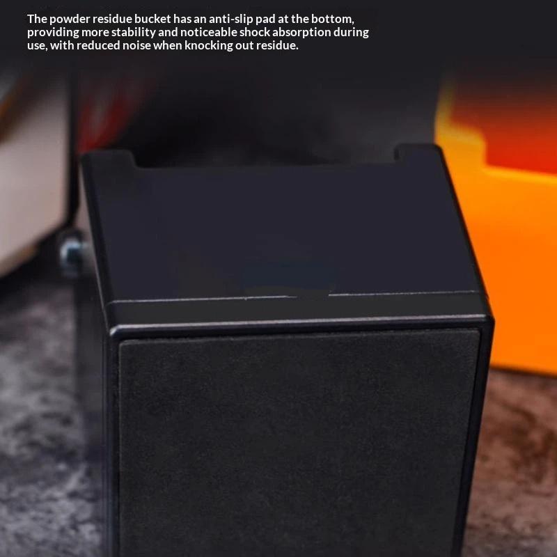 Coffee Grounds Knock Box Anti-Slip Espresso Dump Bin Food Grade Sturdy Container for Barista Home Coffee Station Use