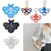 Holographic-Silicone Molds Holographic-Light Shadow Animal Bee Resin Molds Christmas Mold for Keychain Jewelry Making
