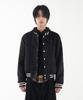 Lundy Port Wool Varsity Jacket - Navy