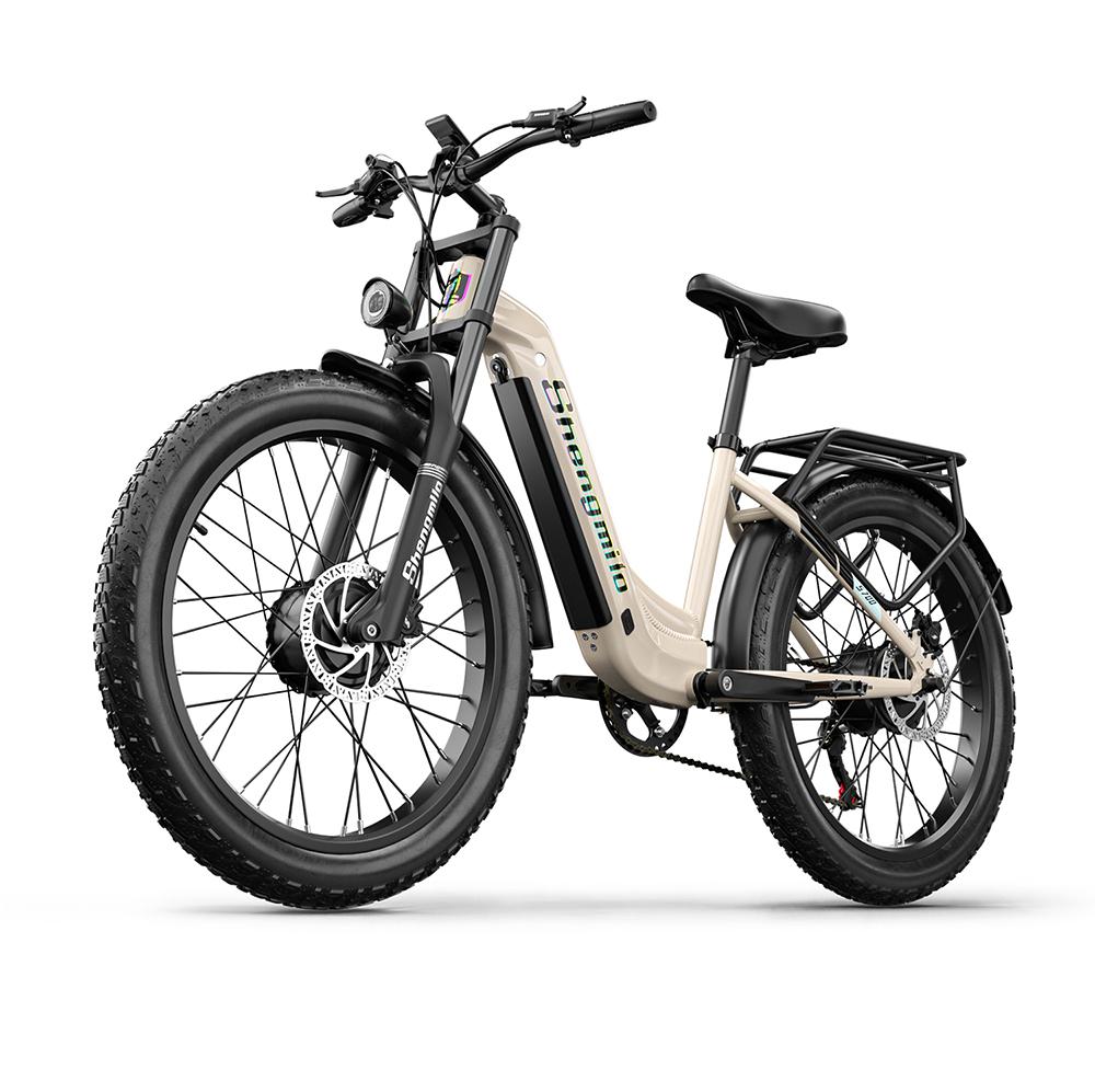 Shengmilo S700 2000W Dualmotor Fat Tire E-Bike, Braun 26" Elektrofahrrad, Shimano 7-Gang, Hydraulische Bremsen, Samsung Batterie
