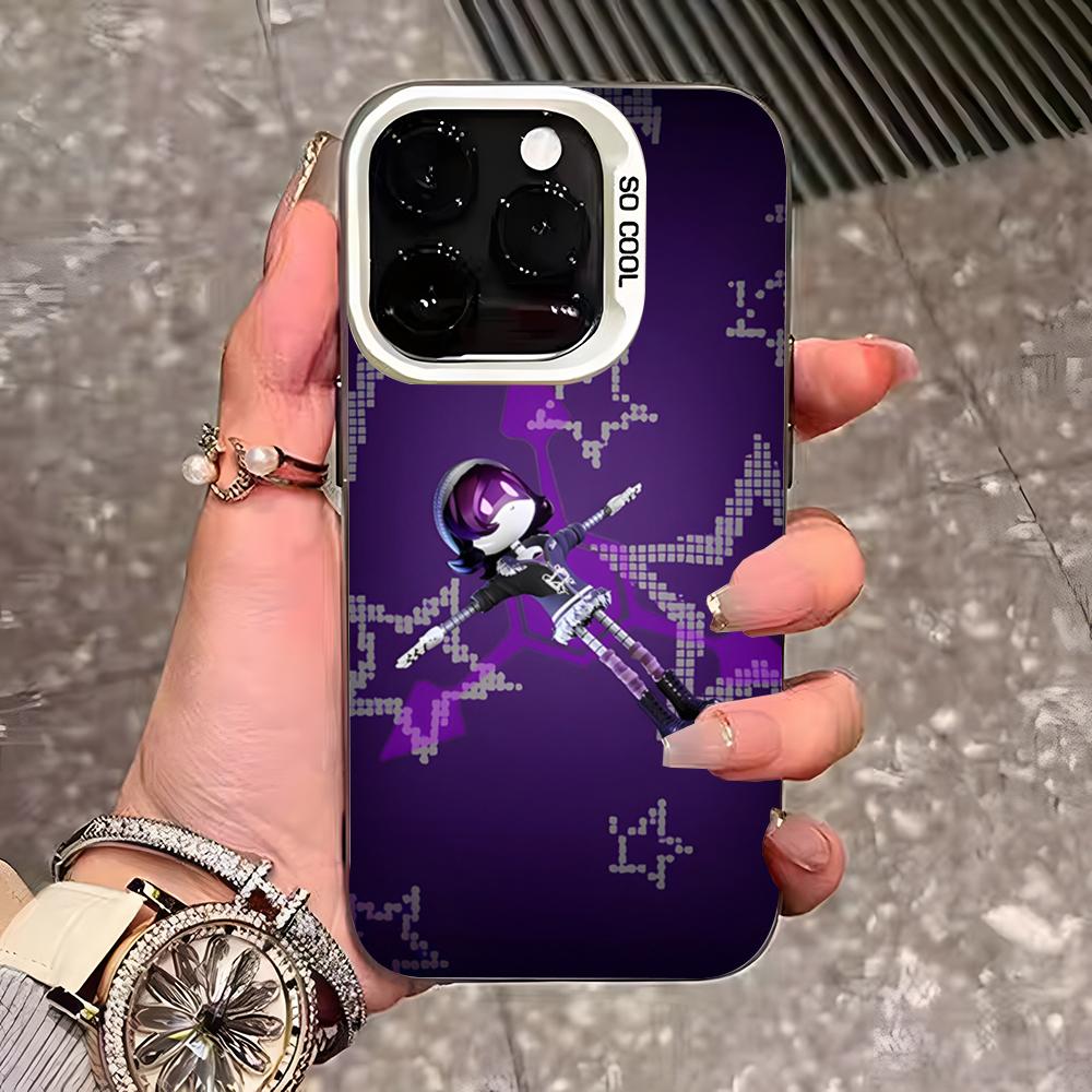 Murder Drones Phone Case For IPhone 17 Pro Max 16 Pro Max 15 14 13 11 12 Mini Xs X Xr 7 8 Plus Se Color Silver Cover