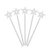 Pentagram Fairy Stick Makeup Prop Stick Star Wand Silver Fairy Wands Star  For Little Princesses, Fairies, Dancers