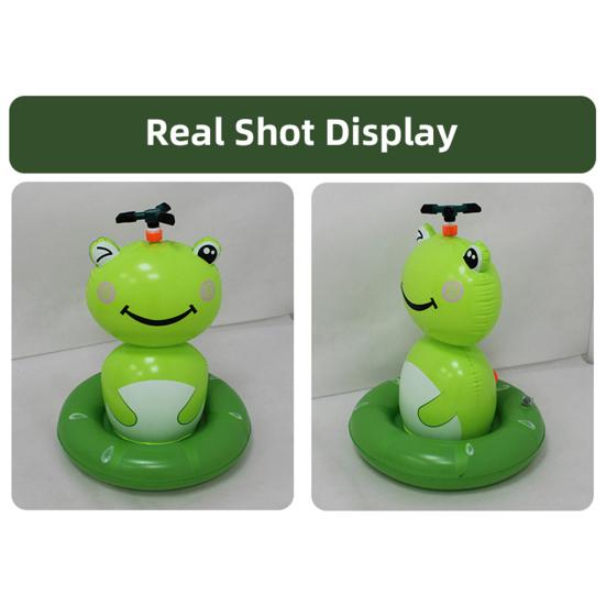 Water Sprinkler for Kids Inflatable Frog Sprinkler Family Gathering Water Game Summer Kids Water Play Toy