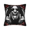 Ozzy Osbournes Pillow Cover  Vintage Pillow Case For Wedding Party Home Decor Cushion Soft Custom DIY Pillowcases Birthday Gift