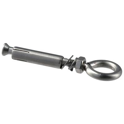 5 Stück 304 Edelstahl Spreizdübel M8*106mm Silberner Spreizösenbolzen Schwerlast-Schraubbolzen Wand Beton Ziegel Anker
