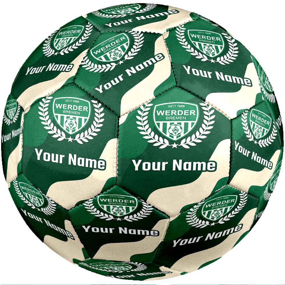 Werder Bremen FC Fashion Size 5 Football Wearproof Non‑Slip Soccer Ball For Sports Training Entertainment Use