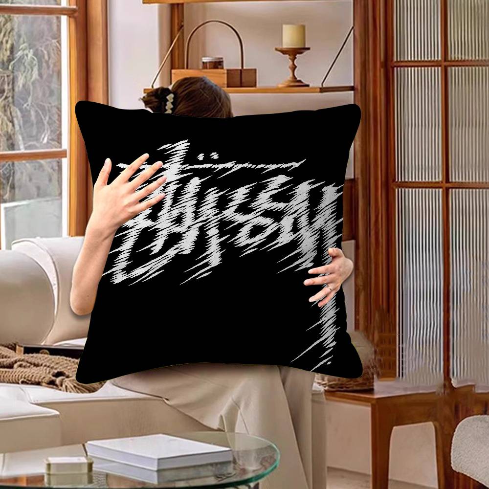 Zwart-Wit NO.8 Bil Kussen Kussenhoes Kussensloop Woonkamer Bank Huisdecoratie Op Maat