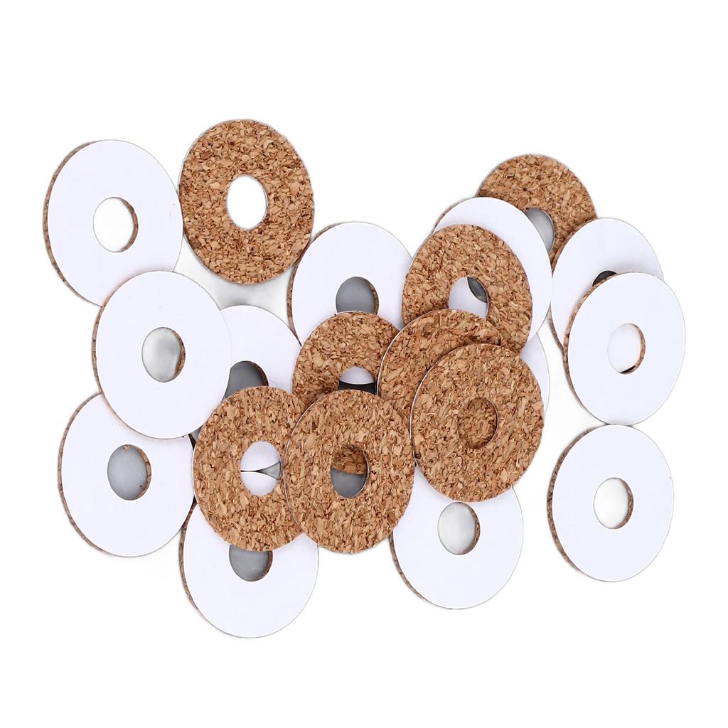 20 Pcs Guitar Pick Grip Non Slip Sweat Proof Stable Control Cork Guitar Pick Handle for Precise