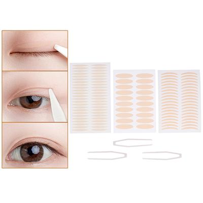 200Pcs Invisible Lace Mesh Double Eyelid Lift Strip Tape Adhesive Sticke Tweezer