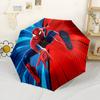 Spider-man Comic Theme Compact Travel Automatic Umbrella Compact 8-Rib Design Foldable Design All-Season Travel Fashion Lovers Gift for Festivals