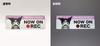 Kuromi Reflective Magnetic Sticker Slim Type for Cars with Drive Recorder ON [NOW REC]