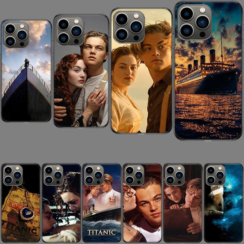 T-Titanics Movie Phone Case For Iphone 16E 15 Pro 14 Plus 17E 16 17 Pro Max Air 11 12 13 Mini Shockproof Capa Cute Cover TPU