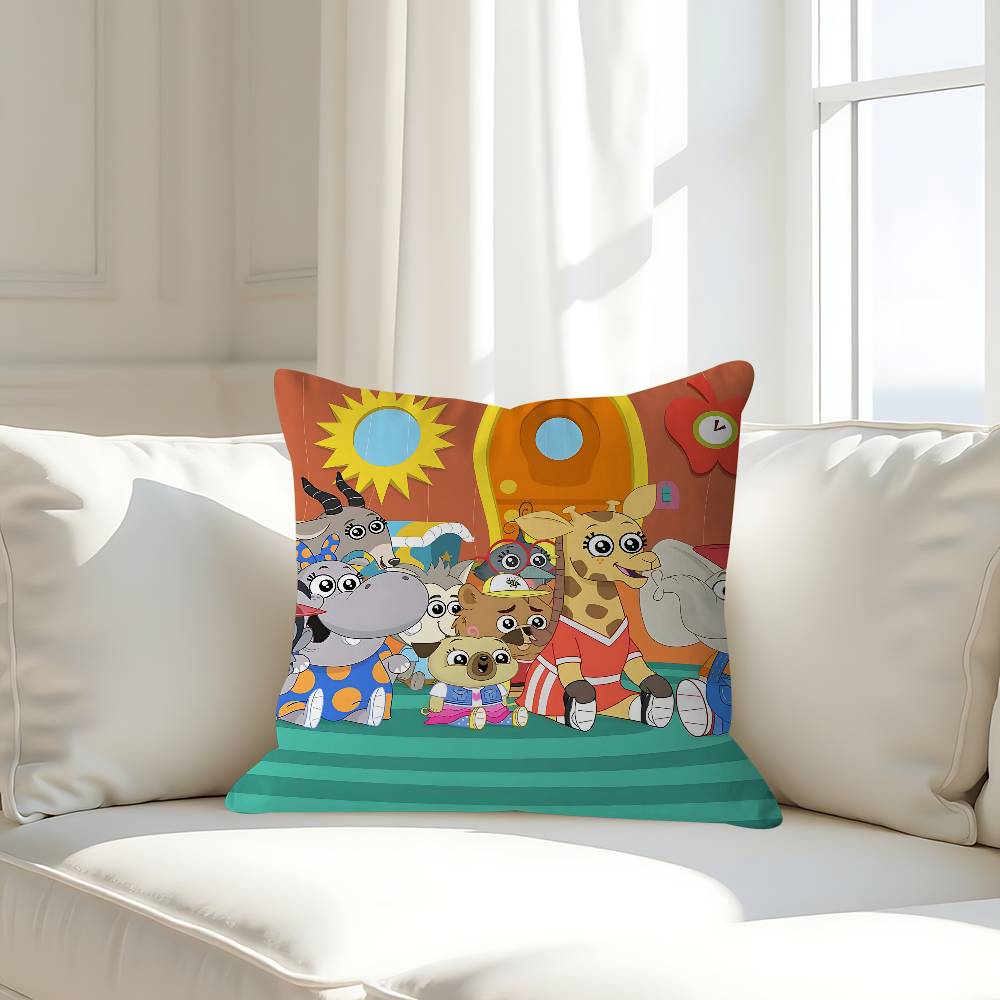 Cartoon C-Chip And P-Potato Pillow Case Removable Washable Cushion Cover – All-Season Soft Linen