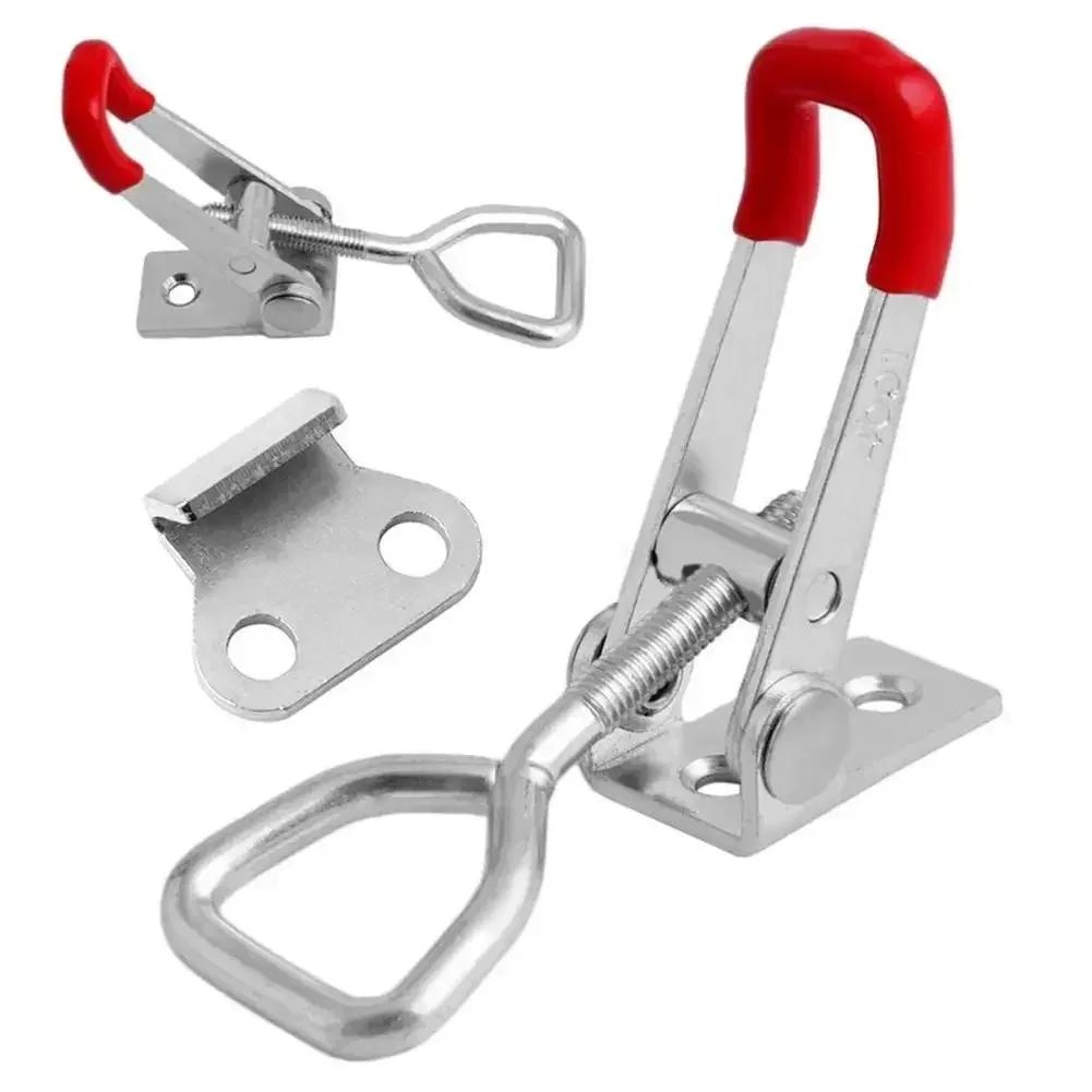ZEXEF GH-4001 Morsetto a Leva Metallo Acciaio Inossidabile Tipo Bullone per Porta Attrezzo di Fissaggio Rapido per Porte Elettrodomestici Attrezzi a Mano