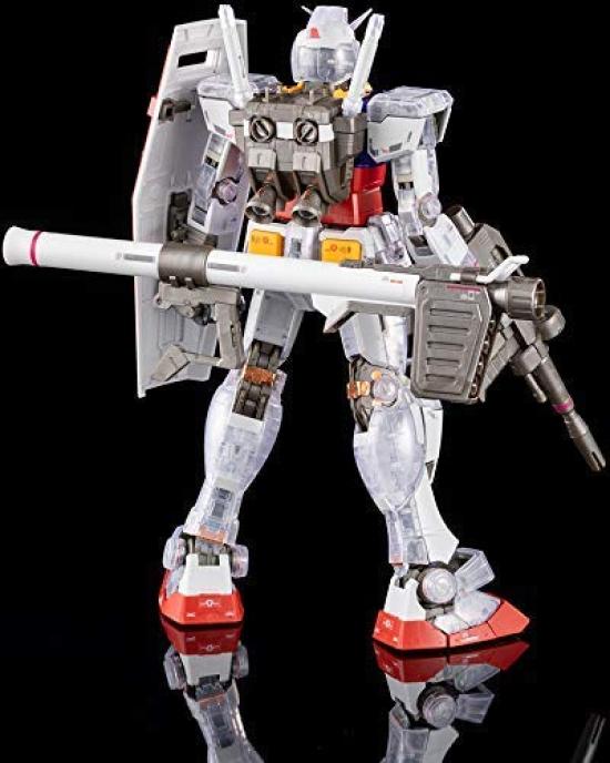 BANPRESTO Ichiban Kuji Collaboration Mobile Suit Gundam Gunpla B Prize MG1100 RX-78-2 Gundam Ver.3.0 Solid ClearReverse
