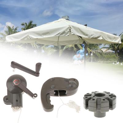 Patio Umbrella Accessories Parasol Crank Handle Leisure Adjustable Deck Umbrella