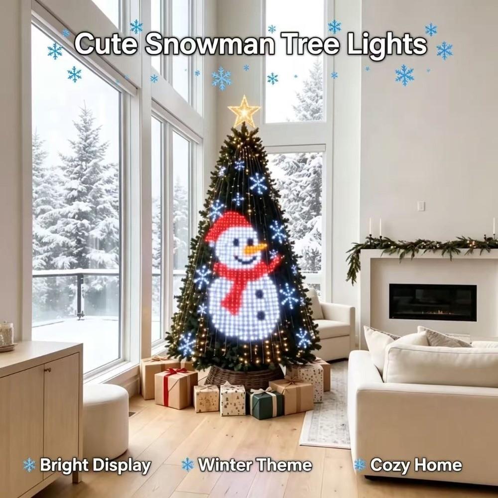 with Star Topper Smart Animated Christmas Tree Lights LED String Lights Outdoor Indoor Use