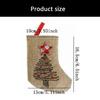Lovely Christmas Stockings Ornament Candy Gift Bag Christmas Hanging Socks For Tree Fireplaces Holiday Decoration
