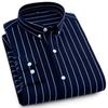 Men's Shirt Long Sleeve Shirt Men's Casual Shirt Men's Striped Polyester Men's Inch Shirt