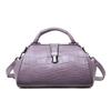 Vintage Alligator Pattern Fashionable Large-capacity Leather Doctor Bag Commuting High-quality Women's Portable Shoulder