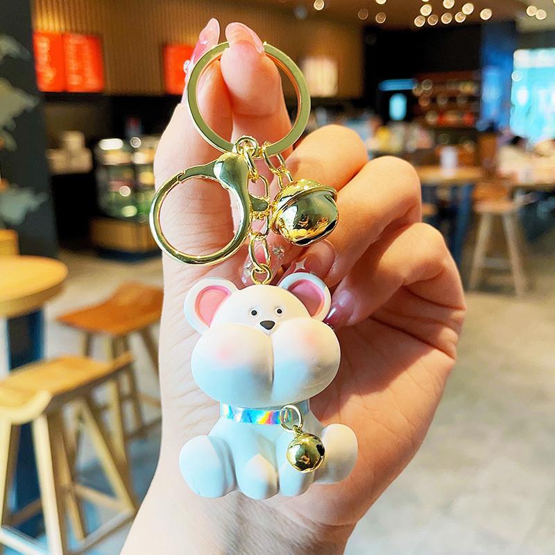 Adorable Cartoon Resin Keychain Perfect For Kids Backpacks And Car Keys