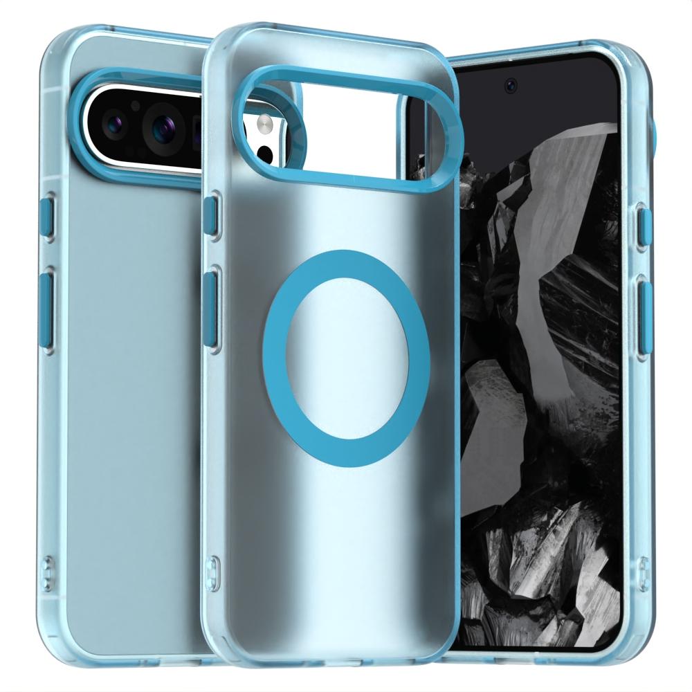 Frosted Clear Magnetic Wireless Charge Armor Magsafe Case For Google Pixel 10 9 8 Pro XL 9A 8A Military Shockproof Candy Cover