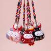 Fantastic Lucky Cat Pendant Cherry Blossom Phone Strap Creative Maneki Neko Key Chain  Children