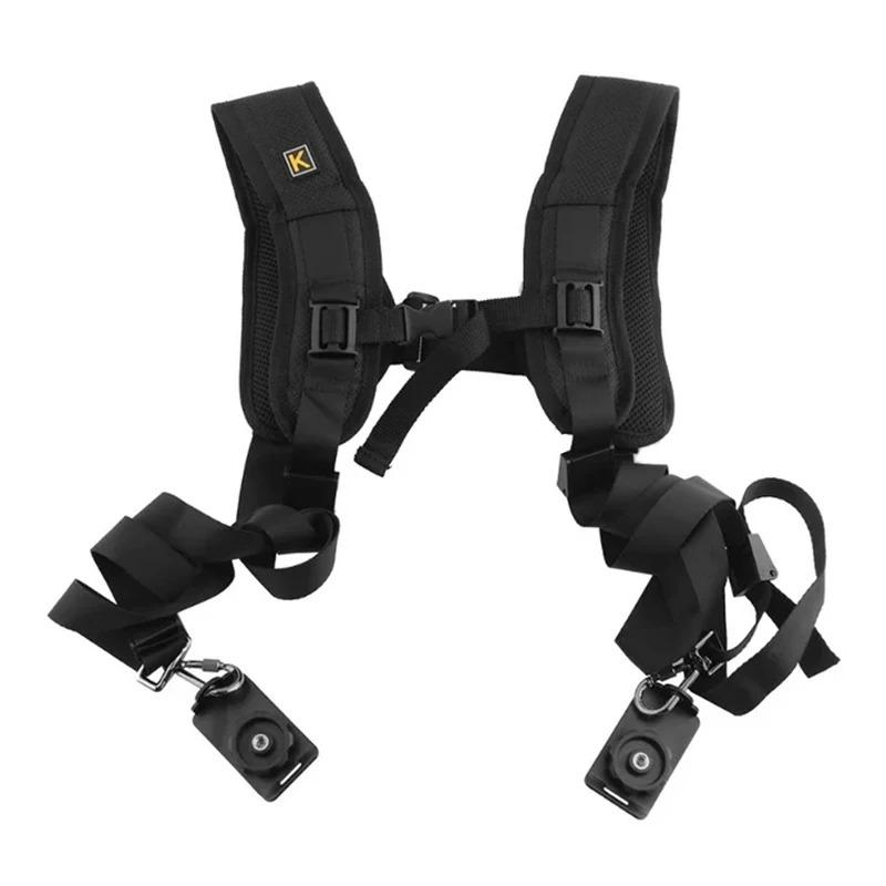 Double Shoulder Camera Strap Belt Shoulder Quick Release Camera Strap Camcorder Straps For Canon Nikon Sony