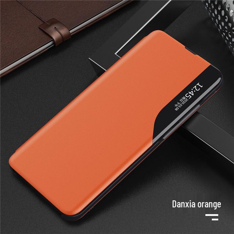 Compatible Samsung S25/24/23/22/21 Ultra FE Phone Case: Magnetic, Drop-Proof Leather with Side Window.