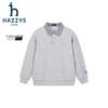 HAZZYS Boys' 2026 Autumn Lapel Terry Sweatshirt